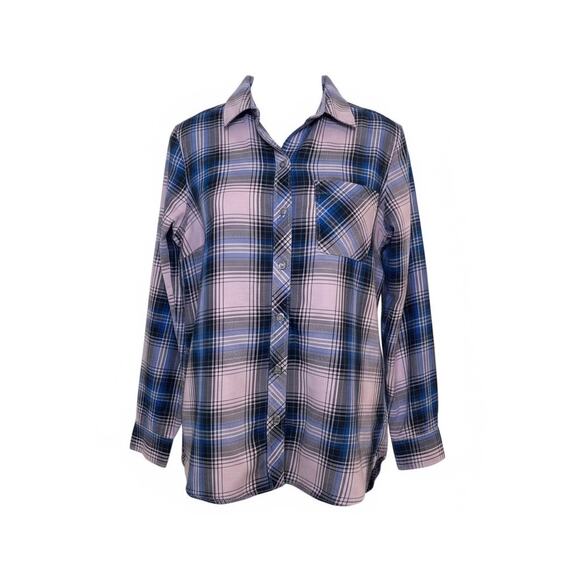 Eddie Bauer Tops - Eddie Bauer Womens Classic Fit Plaid Button Up Shirt Size Medium Business Casual